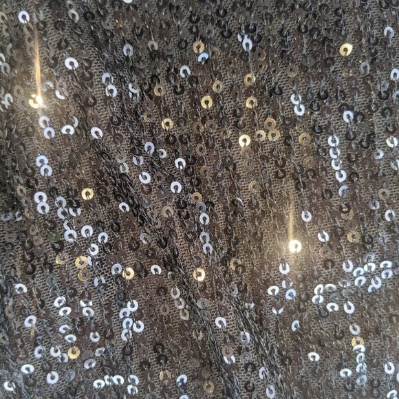 Black Sequined Tube Top Boob Top Size Small - Picture 3 of 3